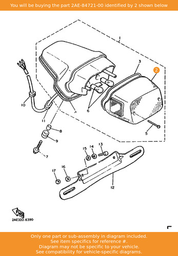 Yamaha lens taillight - lens,,