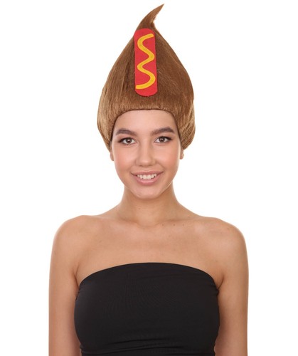 Hot dog troll wig funny - hot,