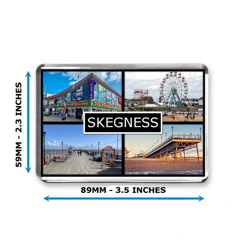 Skegness jumbo fridge magnet - fridge,