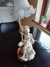 Beautiful Cherub Bedside Lamp