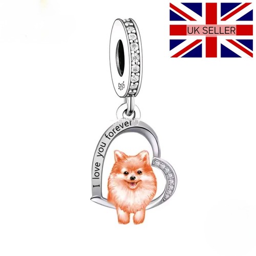 925 silver pomeranian dog - 925,