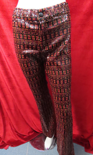 Zara brown reded sequin - brown,