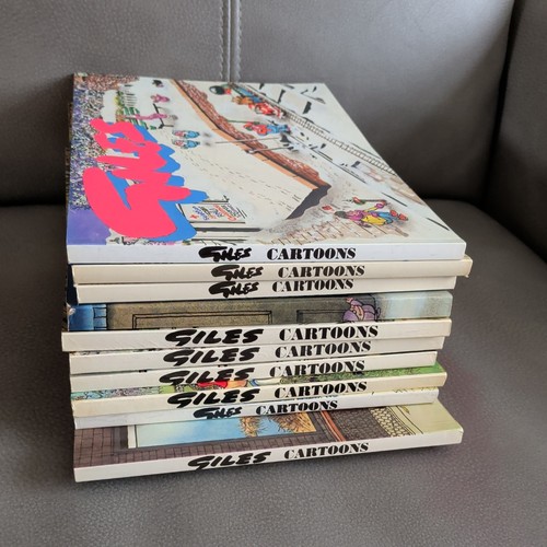Giles cartoon books - cartoon, job