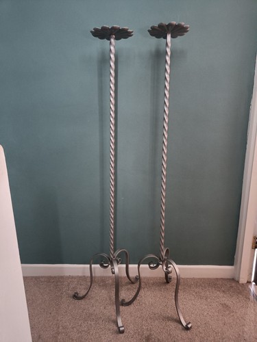 Silver grey wrought iron - wrought, floor