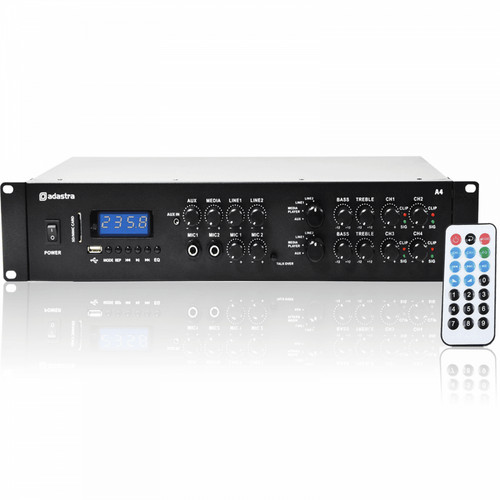 Dual zone channel 800w - 4, media