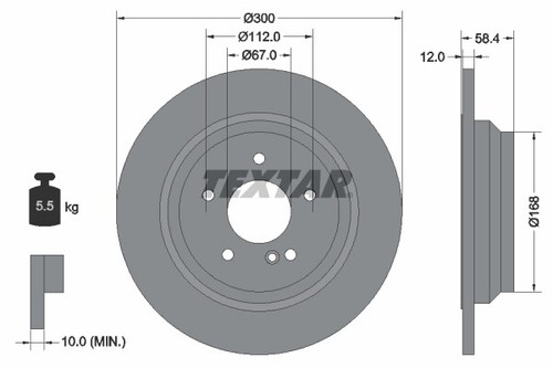 New brake disc - new, for