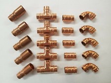 20 x 8mm Yorkshire Type Fittings pack Coupling Elbow Tee Reducer Gas Water DIY