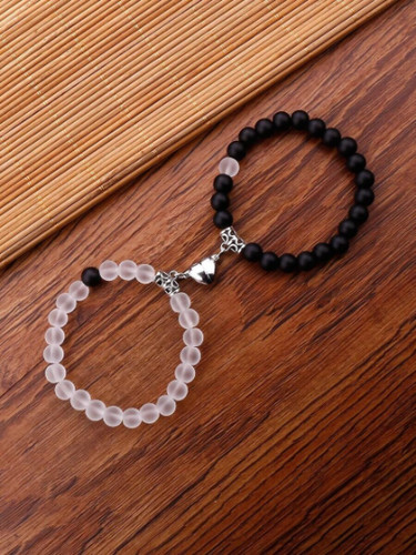 Magnetic couple bracelets - magnetic,
