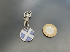 Scottish Saltire Scotland Flag £1 trolley coin Keyring Keychain