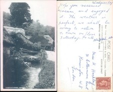 Country village scene with