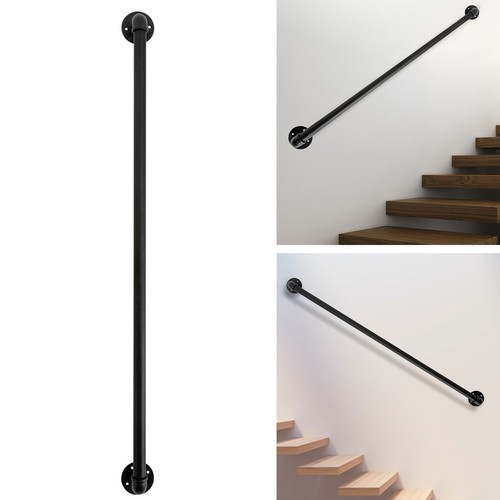 Pipe rail grab stair - ft,
