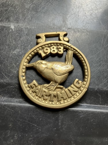 Antique horse brass - horse,