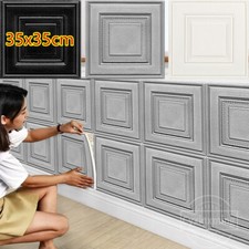 60Pc 3D Wall Panels Decoration Waterproof Wall Ceiling Tiles Cladding Wallpaper