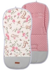 Universal Double Sided Soft Pram Seat Liner Pushchair Buggy Secret Garden