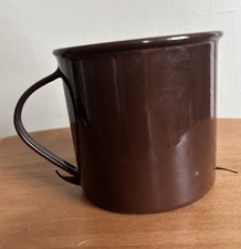 WW2 British Army 1 Pint brown enamel mug
