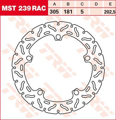 Trw moto motorcycle contoured - trw,