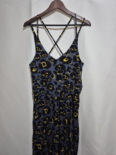 Topshop blue leopard - blue, print