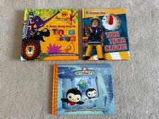 3 Book Bundle Busy Day Tinga, Fireman Sam Tick Tock Clock Octonauts Penguin Race