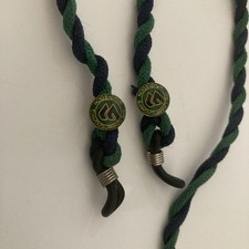 WIMBLEDON Tennis Official String Lanyard Green / Blue for Eye Glasses. 