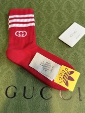 Gucci Adidas Red Interlocking