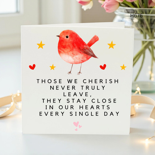 Sympathy card those cherish - card,