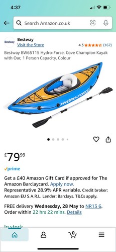 Person adjustable kayak - 1-person,