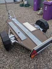 single motorbike trailer used