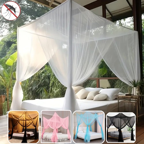 Openings mesh bed curtains - mesh,