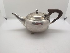 STERLING SILVER TEAPOT PLANISHED PATTERN 302g