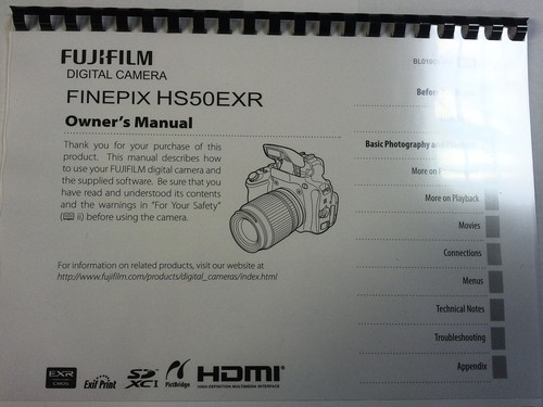 Fuji fujifilm finepix hs50exr - fujifilm,