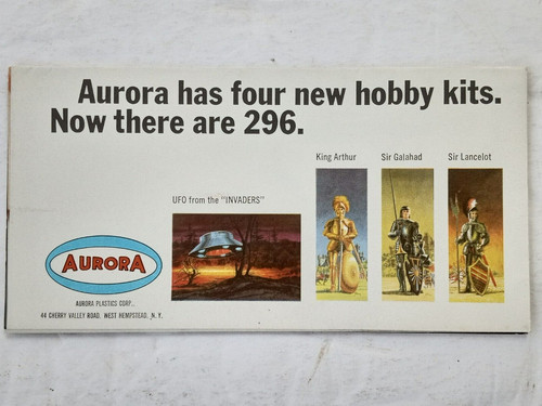 Aurora 1968 brochure ufo - 1968,