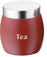 STAINLESS STEEL BARREL SHAPED CANISTERS ,JAR -TEA COFFEE OR SUGAR Select Colour