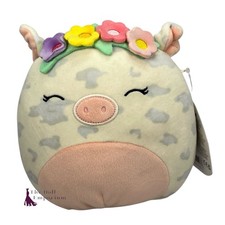 Squishmallow 8" Rosie The Pig With Flower Crown