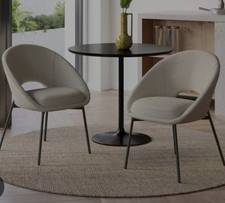 M&S Set Of 2 Soft White Curved