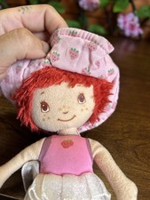Strawberry Shortcake Vintage 2003 Soft Toy Plush Doll 7 inch