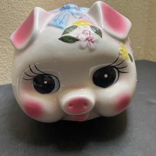Vintage jumbo piggy bank made - vintage,