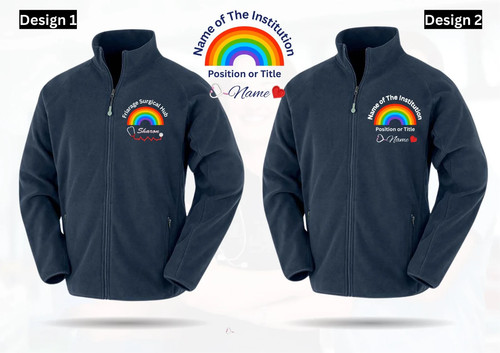 Rainbow healthcare embroidered - rainbow,