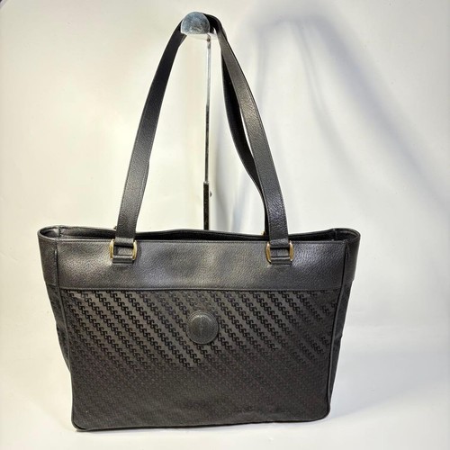 Gucci canvas leather tote - canvas,