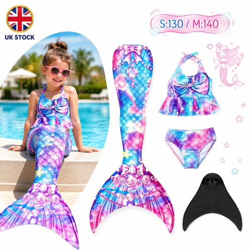 Kids mermaid tail with monofin - kids,