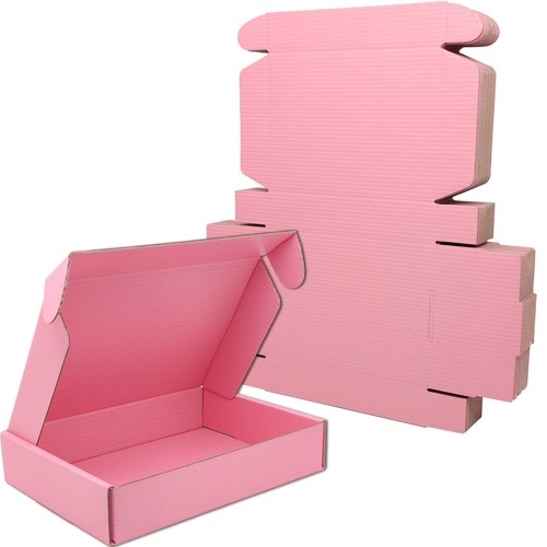 Small pink shipping boxes - pink,