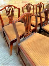 NEWLY POLISHED Early 19thC Composite Set of 9 dining chairs(8+1carver)-FREEdlvry