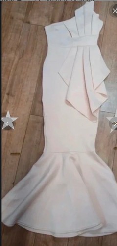 Plt nude fishtail dress - plt,