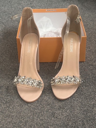 Beautiful silver high heels