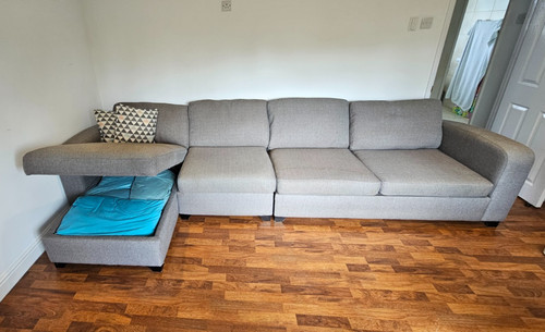Sofa bed corner - sofa, with