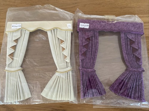Dolls house curtains - dolls,