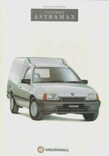 Vauxhall Astramax Van Mk2 1992-93 UK Market Sales Brochure Base L 1.4 1.6 1.7D