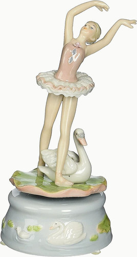 Ballerina with swan - ballerina, musical