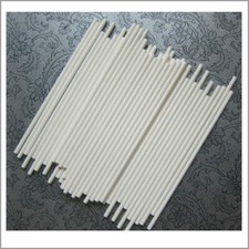 White Paper Lollipop Sticks Lolly Sticks For Cake Pops Craft Size 6" 4.5"