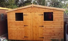 Wooden garden shed - 10'x8',
