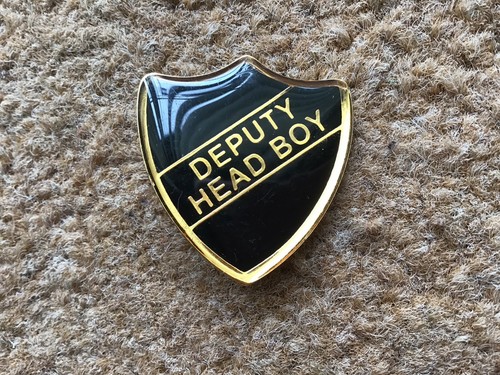 Deputy head boy pin badge - deputy,
